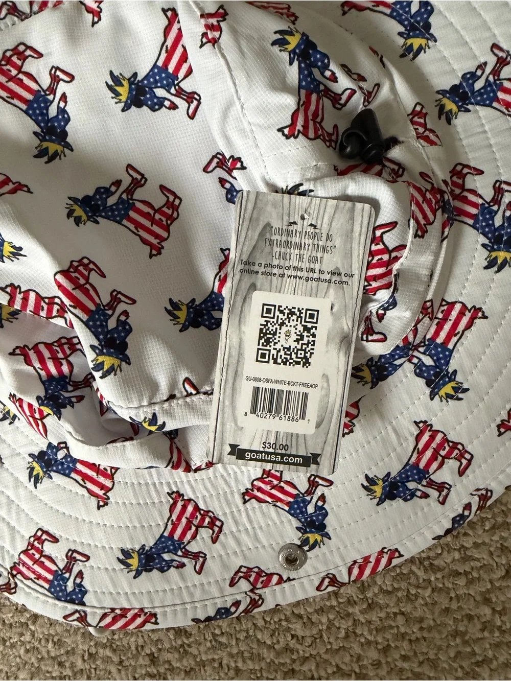 Goat USA - Hat. NEW WITH TAGS. OSFA